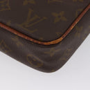 LOUIS VUITTON Monogram Danube Shoulder Bag Vintage M45266 LV Auth ka3253-16