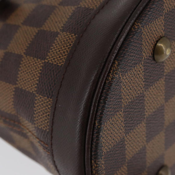 LOUIS VUITTON Damier Ebene Marais Schoudertas N42240 LV Auth ka3257