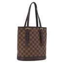LOUIS VUITTON Damier Ebene Marais Schoudertas N42240 LV Auth ka3257-1