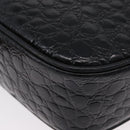 Salvatore Ferragamo Vala Shoulder Bag Leather Black Gold Auth ka3259-17