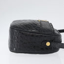 Salvatore Ferragamo Vala Shoulder Bag Leather Black Gold Auth ka3259-3
