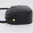 Salvatore Ferragamo Vala Shoulder Bag Leather Black Gold Auth ka3259-4