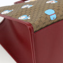 GUCCI GUCCI × Doraemon Micro GG Supreme Bag PVC 2way Beige 653952 Auth ka3262SM-16