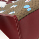 GUCCI GUCCI × Doraemon Micro GG Supreme Bag PVC 2way Beige 653952 Auth ka3262SM-18