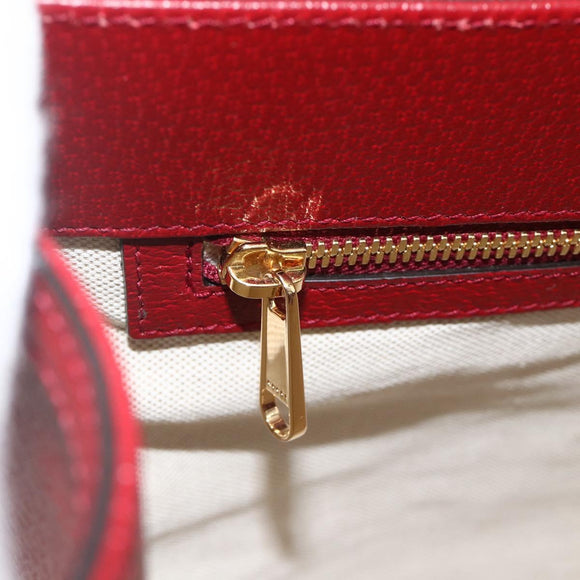 GUCCI GUCCI × Doraemon Micro GG Supreme Bag PVC 2way Beige 653952 Auth ka3262SM