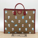 GUCCI GUCCI × Doraemon Micro GG Supreme Bag PVC 2way Beige 653952 Auth ka3262SM-12