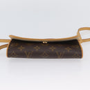 LOUIS VUITTON Monogram Pochette Twin PM Shoulder Bag M51854 LV Auth ka3263-5
