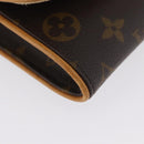 LOUIS VUITTON Monogram Pochette Twin PM Shoulder Bag M51854 LV Auth ka3263-15