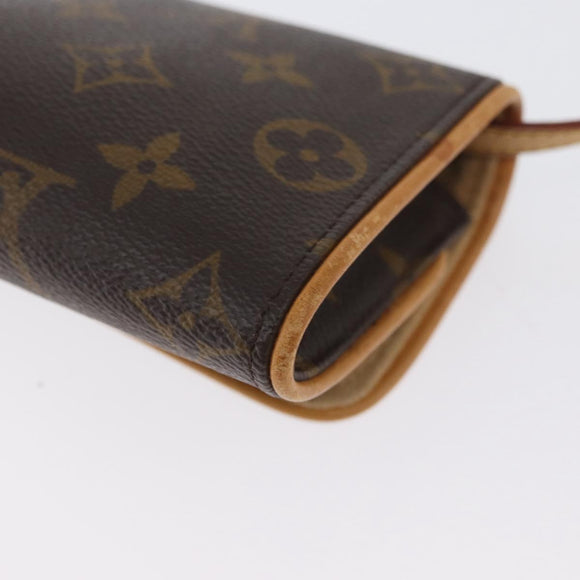 LOUIS VUITTON Monogram Pochette Twin PM Shoulder Bag M51854 LV Auth ka3263