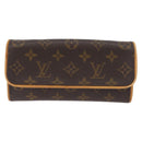 LOUIS VUITTON Monogram Pochette Twin PM Shoulder Bag M51854 LV Auth ka3263-13