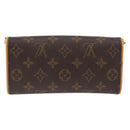 LOUIS VUITTON Monogram Pochette Twin PM Shoulder Bag M51854 LV Auth ka3263-2