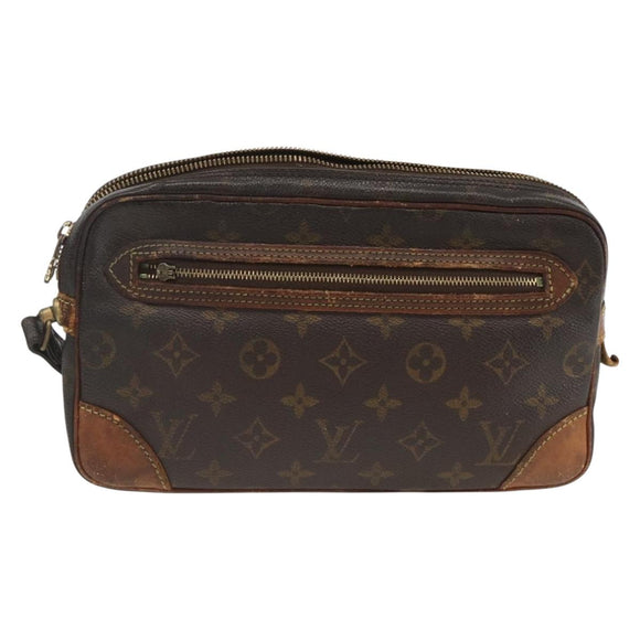 LOUIS VUITTON Monogram Marly Dragonne GM Clutch Bag M51825 LV Auth ka3264