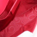 Salvatore Ferragamo Vara Ribbon Chain Shoulder Bag Leather Red Gold Auth ka3265A-11