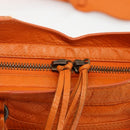BALENCIAGA LuCity Handtasche Leder 2-Wege Orange 300295 Auth ka3266M-19