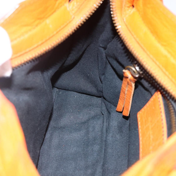 BALENCIAGA LuCity Handtasche Leder 2-Wege Orange 300295 Auth ka3266M