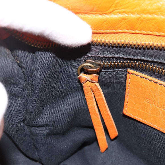 BALENCIAGA LuCity Handtasche Leder 2-Wege Orange 300295 Auth ka3266M