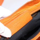 BALENCIAGA LuCity Handtasche Leder 2-Wege Orange 300295 Auth ka3266M-11