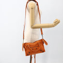 BALENCIAGA LuCity Handtasche Leder 2-Wege Orange 300295 Auth ka3266M-28