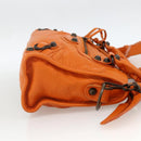 BALENCIAGA LuCity Handtasche Leder 2-Wege Orange 300295 Auth ka3266M-4