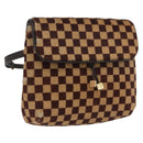 LOUIS VUITTON Damie sovage Gazelle Bag Harako leather Brown M92130 Auth ka3269-1