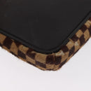 LOUIS VUITTON Damie sovage Gazelle Bag Harako leather Brown M92130 Auth ka3269-15
