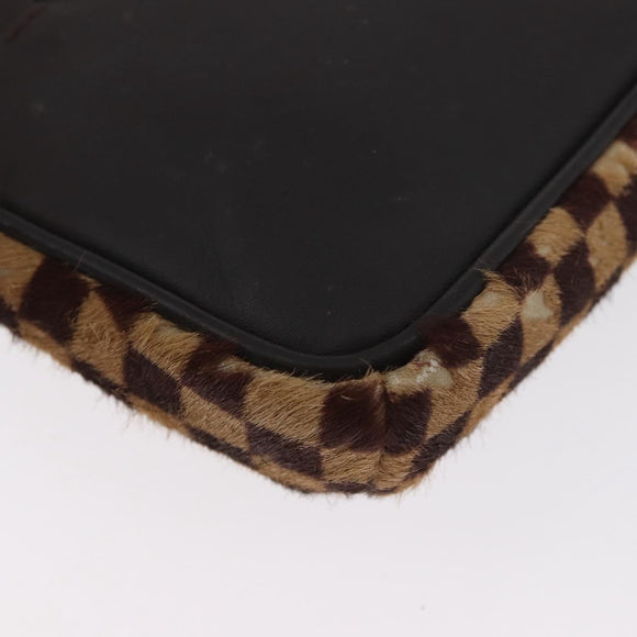 LOUIS VUITTON Damie sovage Gazelle Bag Harako leather Brown M92130 Auth ka3269