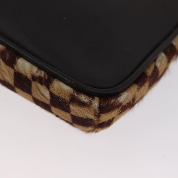 LOUIS VUITTON Damie sovage Gazelle Bag Harako leather Brown M92130 Auth ka3269