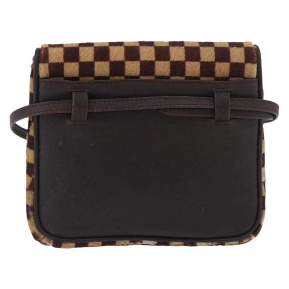 LOUIS VUITTON Damie sovage Gazelle Bag Harako leather Brown M92130 Auth ka3269