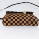 LOUIS VUITTON Damie sovage Gazelle Bag Harako leather Brown M92130 Auth ka3269-5