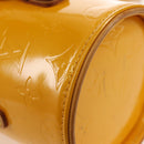 LOUIS VUITTON Monogram Vernis Astor Place Shoulder Bag Jaune M91100 Auth ka326V-16