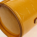 LOUIS VUITTON Monogram Vernis Astor Place Shoulder Bag Jaune M91100 Auth ka326V-19