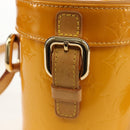 LOUIS VUITTON Monogram Vernis Astor Place Shoulder Bag Jaune M91100 Auth ka326V-22