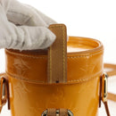 LOUIS VUITTON Monogram Vernis Astor Place Shoulder Bag Jaune M91100 Auth ka326V-9