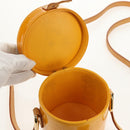 LOUIS VUITTON Monogram Vernis Astor Place Shoulder Bag Jaune M91100 Auth ka326V-23