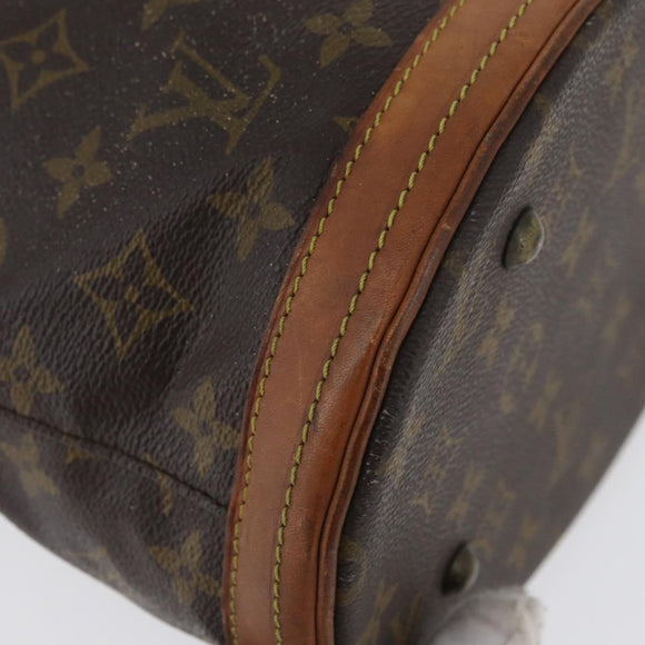 LOUIS VUITTON Monogram Bucket PM Shoulder Bag M42238 LV Auth ka3270