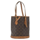 LOUIS VUITTON Monogram Bucket PM Shoulder Bag M42238 LV Auth ka3270-2