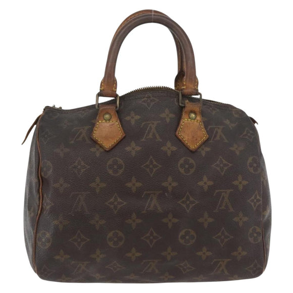 LOUIS VUITTON Monogram Speedy 25 Hand Bag M41528 LV Auth ka3272