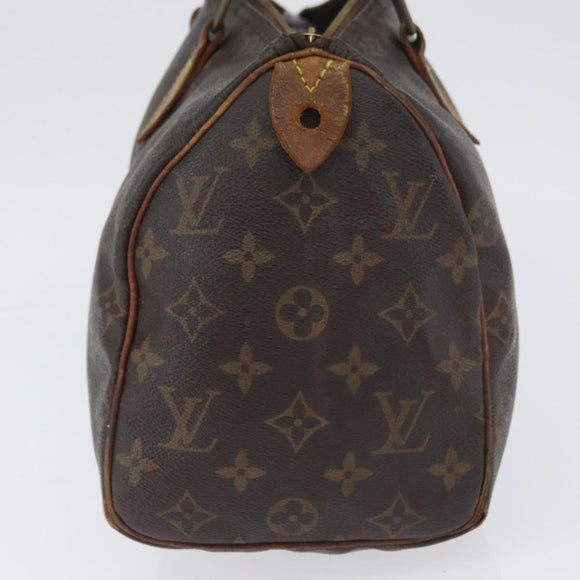 LOUIS VUITTON Monogram Speedy 25 Hand Bag M41528 LV Auth ka3272
