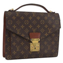 LOUIS VUITTON Monogram Monceau 28 Hand Bag 2way M51185 LV Auth ka3273-1