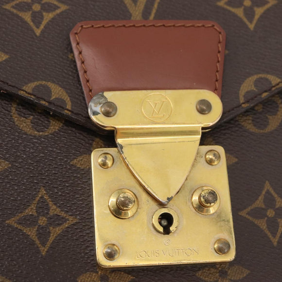 LOUIS VUITTON Monogram Monceau 28 Hand Bag 2way M51185 LV Auth ka3273