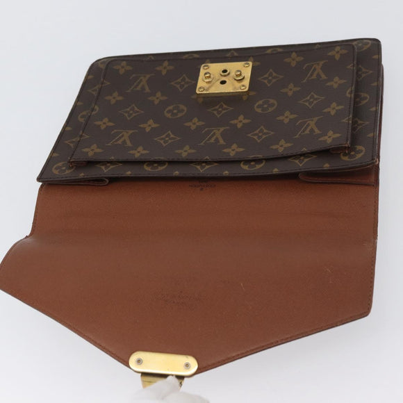 LOUIS VUITTON Monogram Monceau 28 Hand Bag 2way M51185 LV Auth ka3273