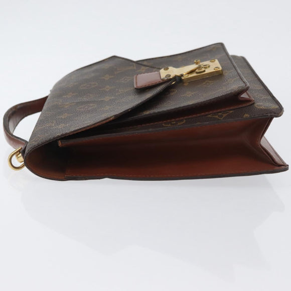 LOUIS VUITTON Monogram Monceau 28 Hand Bag 2way M51185 LV Auth ka3273