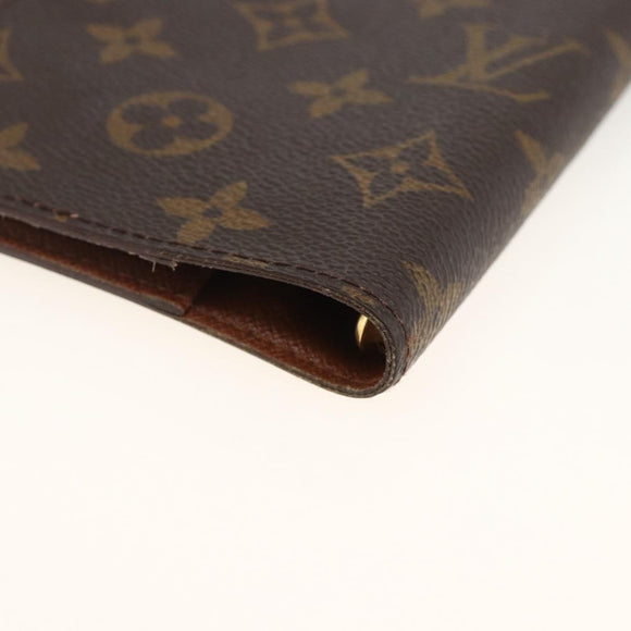 LOUIS VUITTON Monogram Agenda PM Day Planner Cover R20005 LV Auth ka3278