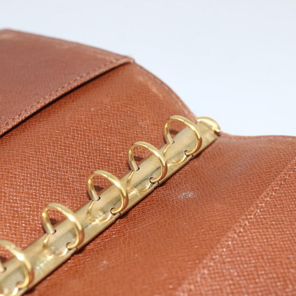 LOUIS VUITTON Monogram Agenda PM Day Planner Cover R20005 LV Auth ka3278