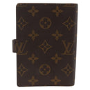 LOUIS VUITTON Monogram Agenda PM Day Planner Cover R20005 LV Auth ka3278-2