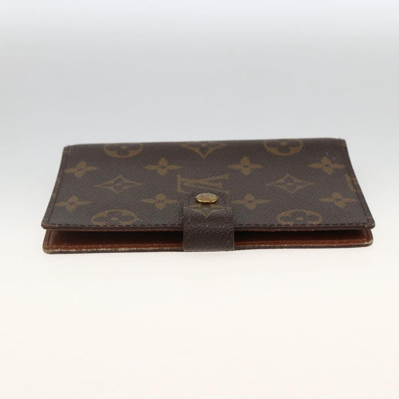 LOUIS VUITTON Monogram Agenda PM Day Planner Cover R20005 LV Auth ka3278
