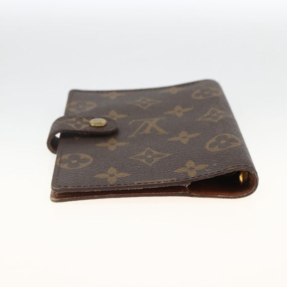 LOUIS VUITTON Monogram Agenda PM Day Planner Cover R20005 LV Auth ka3278