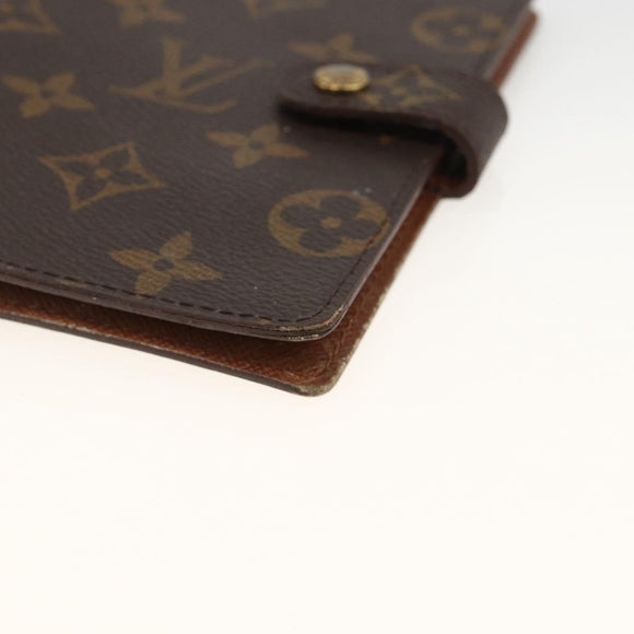 LOUIS VUITTON Monogram Agenda PM Day Planner Cover R20005 LV Auth ka3278