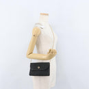 Christian Dior Honeycomb Canvas Shoulder Bag Green Gold Auth ka3284-20