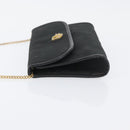 Christian Dior Honeycomb Canvas Shoulder Bag Green Gold Auth ka3284-4